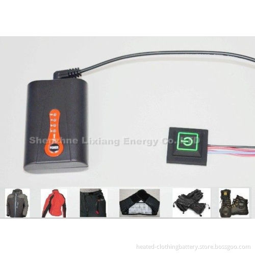 2600mah Heated Trousers Battery Pack 7.4v Without Temperature Control